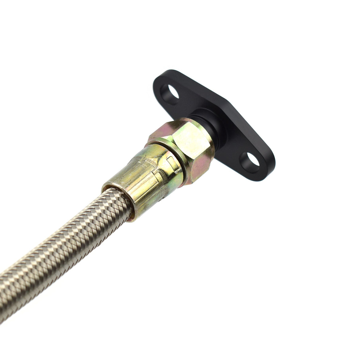 Braided Turbo Oil Drain Hose Kit Garrett GBC GBC35 GBC37