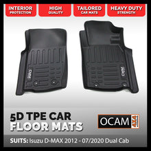 Load image into Gallery viewer, 5D All Weather Floor Mats Liners For Isuzu D-MAX 2012 - 07/2020 Single Cab