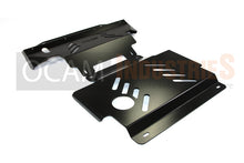 Load image into Gallery viewer, OCAM Aluminium Bash Plates For Nissan Navara D40 2005-12, 6mm Black (430 x 460mm)
