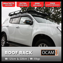 Load image into Gallery viewer, Aluminium Full Length Roof Rack Cage For Isuzu MU-X 2013-06/2021 Alloy MUX