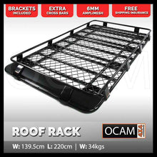 Load image into Gallery viewer, Aluminium Roof Rack For Land Rover Discovery 1 & 2 Full Length Cage Basket