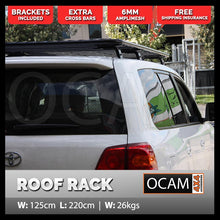 Load image into Gallery viewer, Aluminium Roof Rack For Toyota Landcruiser 200 Series Full Length Flat Platform