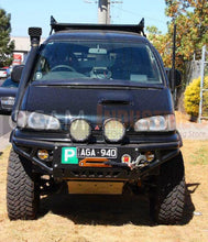 Load image into Gallery viewer, Aluminium Flat Roof Rack for Mitsubishi Delica Full Length Alloy, With 15cm Brackets