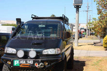 Load image into Gallery viewer, Aluminium Flat Roof Rack for Mitsubishi Delica Full Length Alloy, With 29cm Brackets
