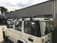 Load image into Gallery viewer, Aluminium Flat Roof Rack For Toyota Landcruiser 76 Series Wagon 2.2M Alloy