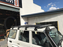 Load image into Gallery viewer, Aluminium Flat Roof Rack For Toyota Landcruiser 76 Series Wagon 2.2M Alloy