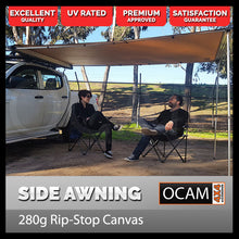 Load image into Gallery viewer, Awning 2.0m X 3.0m Cross Thread 280g Fabric for 4x4 Camping 200cm x 300cm
