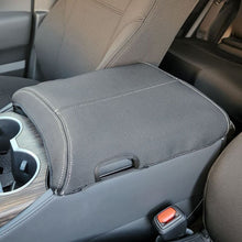 Load image into Gallery viewer, PRE-MADE BUNDLE Wetseat Neoprene Tailored Seat, Headrest & Console Covers for Toyota Landcruiser 300 Series GX/L 09/2021+ Black w/Charcoal Stitching