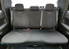 Load image into Gallery viewer, Wetseat Neoprene Seat & Console Covers for Ford Ranger RA XLT/Wildtrak/Sport Dual Cab 07/2022-Current in Black with Charcoal Stitching
