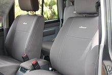 Load image into Gallery viewer, First & Second Row Wetseat Neoprene Seat & Console Lid Covers for Toyota LC79 Series Dual Cab, Black With Black Stitching