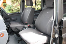 Load image into Gallery viewer, First & Second Row Wetseat Neoprene Seat & Console Lid Covers for Toyota LC79 Series Dual Cab, Black With Black Stitching