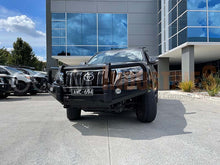 Load image into Gallery viewer, OCAM Deluxe Bull Bar for Toyota Prado 150 Series 09/2017-2023 + Pair 9' LED Spot Lights