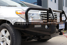 Load image into Gallery viewer, OCAM Deluxe Steel Bull Bar For Toyota Landcruiser 200 Series 08/2015-21+ Pair 9' LED Spot Lights