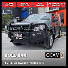 Load image into Gallery viewer, OCAM Deluxe Steel Bull Bar For Volkswagen Amarok & OCAM 12K LBS Winch
