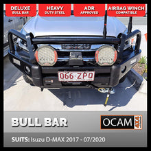 Load image into Gallery viewer, OCAM Deluxe Steel Bull Bar For Isuzu D-MAX 2017-07/2020, Winch Compatible, DMAX