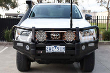 Load image into Gallery viewer, OCAM Deluxe Steel Bull Bar For Toyota Hilux N80 10/2018-Current & Pair 9' LED Spot Lights