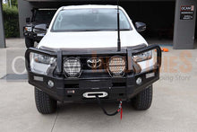 Load image into Gallery viewer, OCAM Deluxe Steel Bull Bar For Toyota Hilux N80 10/2018-Current, Winch Compatible
