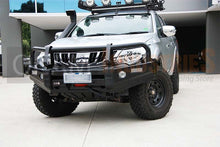 Load image into Gallery viewer, OCAM Deluxe Steel Bull Bar For Mitsubishi Triton MQ 05/2015-10/2018 + Pair 9' LED Spot Lights