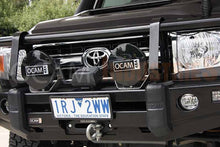 Load image into Gallery viewer, OCAM Deluxe Steel Bull Bar for Nissan Patrol Y62 Series 5, 11/2019+ & Pair 9' LED Spot Lights