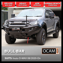 Load image into Gallery viewer, OCAM H-Bar, Replacement Winch Bar for Isuzu D-MAX, 08/2020-24 Hoopless Bull Bar