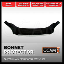 Load image into Gallery viewer, Bonnet Protector for Honda CR-V CRV RE MY07 2007 - 2009 Tinted Guard
