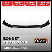 Load image into Gallery viewer, Bonnet Protector for Ford Ranger PX MKII PX MKIII 2015-06/2022, Raptor, Tinted Guard