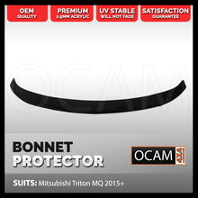 Load image into Gallery viewer, Bonnet Protector for Mitsubishi Triton MQ 05/2015-11/2018 Tinted Guard