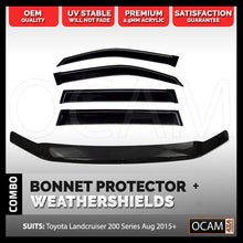 Load image into Gallery viewer, Bonnet Protector Weathershields For Toyota Landcruiser 200 Series 08/2015-2022
