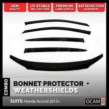 Load image into Gallery viewer, Bonnet Protector, Weathershields For Honda Accord 2013 - 2016 Visors
