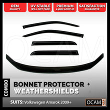 Load image into Gallery viewer, Bonnet Protector Weathershields for Volkswagen Amarok 2009-2022 Visors