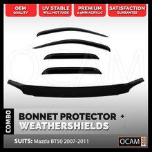 Load image into Gallery viewer, Bonnet Protector, Weathershields For Mazda BT50 2007-11 BT-50 Visors
