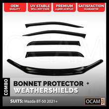 Load image into Gallery viewer, Bonnet Protector, Weathershields For Mazda BT50 09/2020 BT-50 Visors