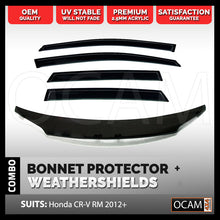 Load image into Gallery viewer, Bonnet Protector, Weathershields For Honda CR-V CRV RM 2012-Sept 17 Visors