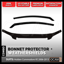 Load image into Gallery viewer, Bonnet Protector, Weathershields For Holden VE Commodore 2006-13 Tinted Guard