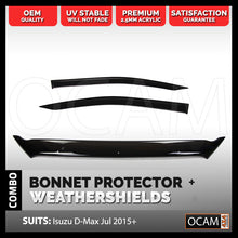 Load image into Gallery viewer, Bonnet Protector, Weathershields For Isuzu D-MAX 2017-07/2020 UTE DMAX Visors