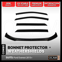 Load image into Gallery viewer, Bonnet Protector & Weathershields for Ford Everest UA 2015-22 Visors