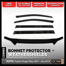 Load image into Gallery viewer, Bonnet Protector, Weathershields For Toyota Kluger 2007-10 Window Visors