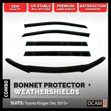 Load image into Gallery viewer, Bonnet Protector, Weathershields For Toyota Kluger Dec 2013-20 Visors