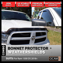 Load image into Gallery viewer, Bonnet Protector, Weathershields For Ram 1500 DS 2018-Current, Crew Cab Visors