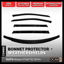 Load image into Gallery viewer, Bonnet Protector, Weathershields For Nissan X-Trail XTrail T32 2014-2020