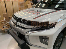 Load image into Gallery viewer, Bonnet, Headlight Protectors, Weathershields for Mitsubishi Triton MR 11/2018-2022