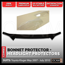 Load image into Gallery viewer, Bonnet Protector Headlight Protector For Toyota Kluger May 2007 - July 2010 4X4