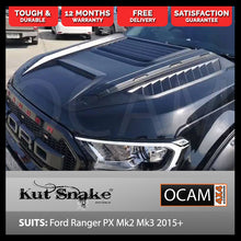 Load image into Gallery viewer, Kut Snake T-REX Bonnet Scoop for Ford PX MKII PX MKIII Ranger, Everest, 2015-06/2022 ABS