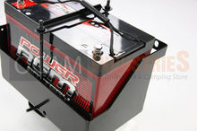 Load image into Gallery viewer, OCAM Dual Battery Tray for Toyota Landcruiser, 76 78 79 Series, 2007-16, Under Bonnet