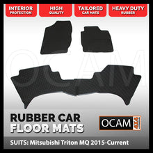Load image into Gallery viewer, CMM Rubber Car Floor Mats for Mitsubishi Triton MQ MR 05/2015-2023