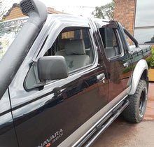 Load image into Gallery viewer, For Nissan Navara D22 10/2001+ Single Battery: Snorkel and Weathershields Visors