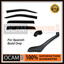 Load image into Gallery viewer, For Nissan Navara D40 2005-2009 Snorkel & Window Visors Weathershields