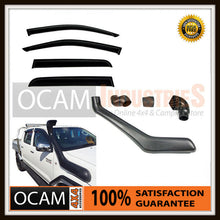 Load image into Gallery viewer, Combo For Toyota Landcruiser 80 Series Snorkel and Window Visors Weathershields