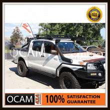Load image into Gallery viewer, Steel Side Steps & Brush Bars & Alloy Roof Rack for Toyota Hilux N70 2005-15
