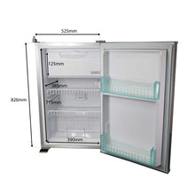 Load image into Gallery viewer, EvaKool Platinum 110L Upright Fridge/ Freezer Black DC110-SB-AU